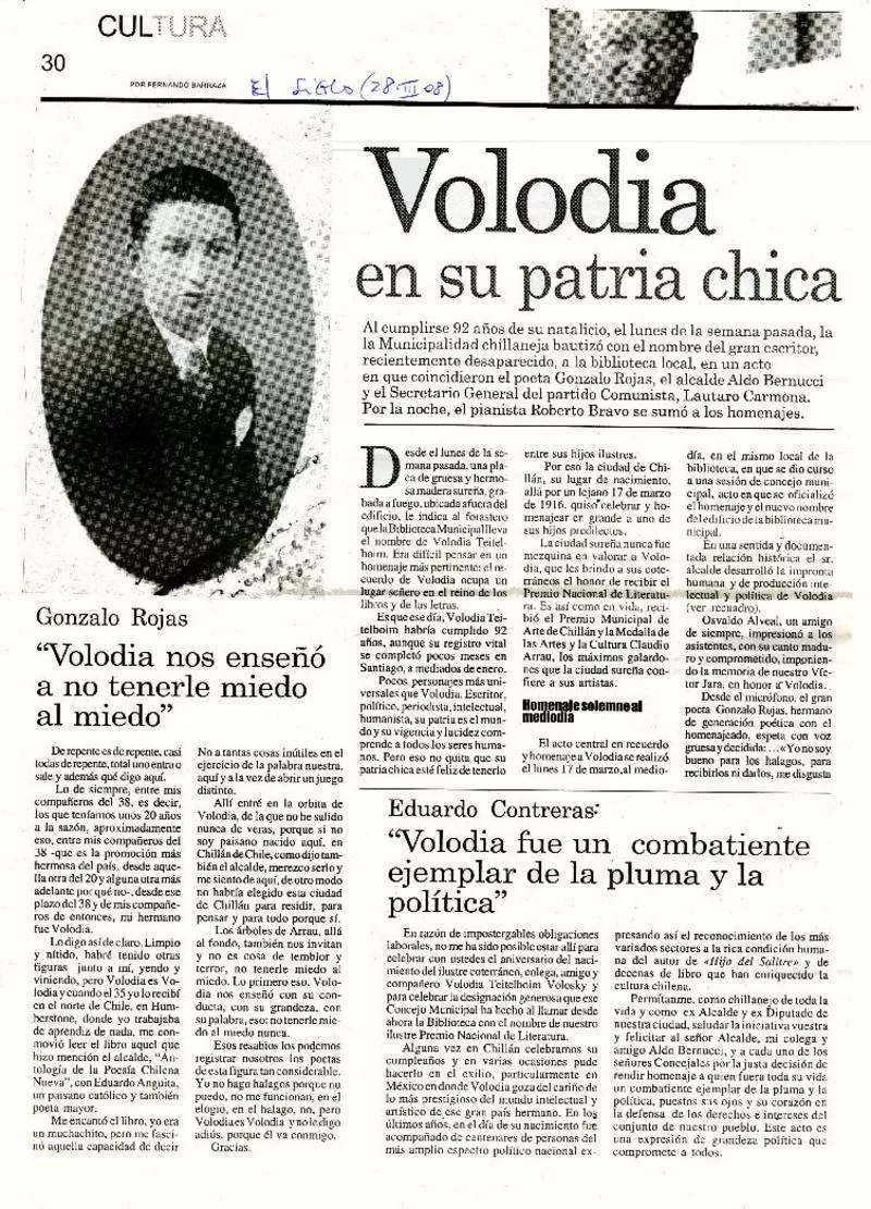 Volodia en su patria chica  [artículo].