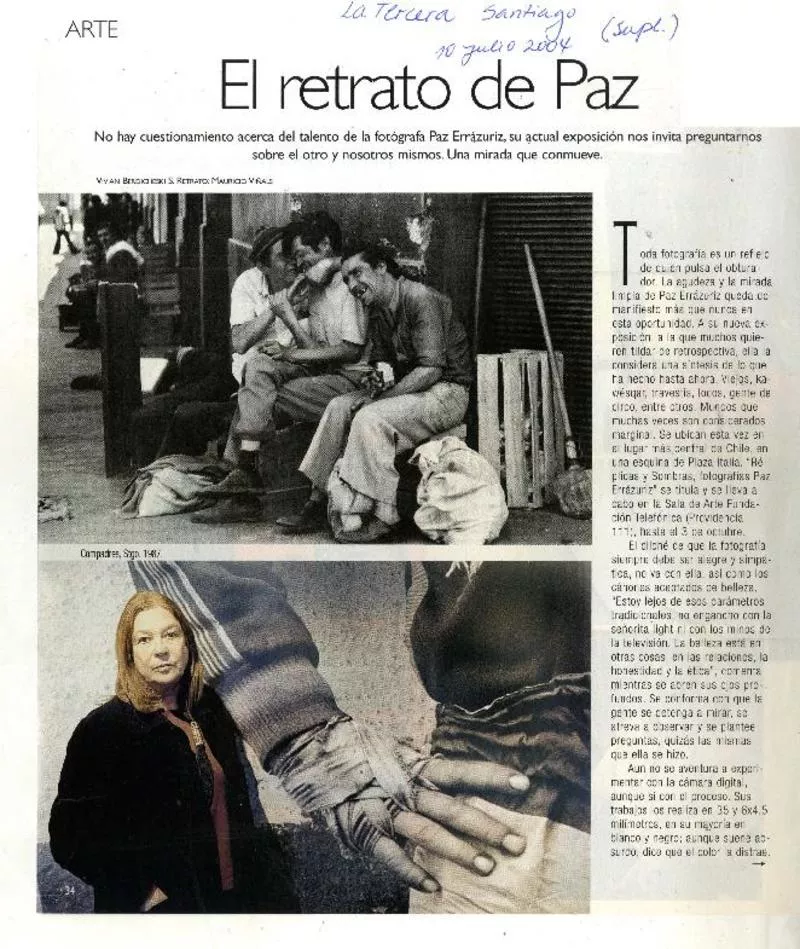 El Retrato de Paz  [artículo] Vivian Berdicheski.
