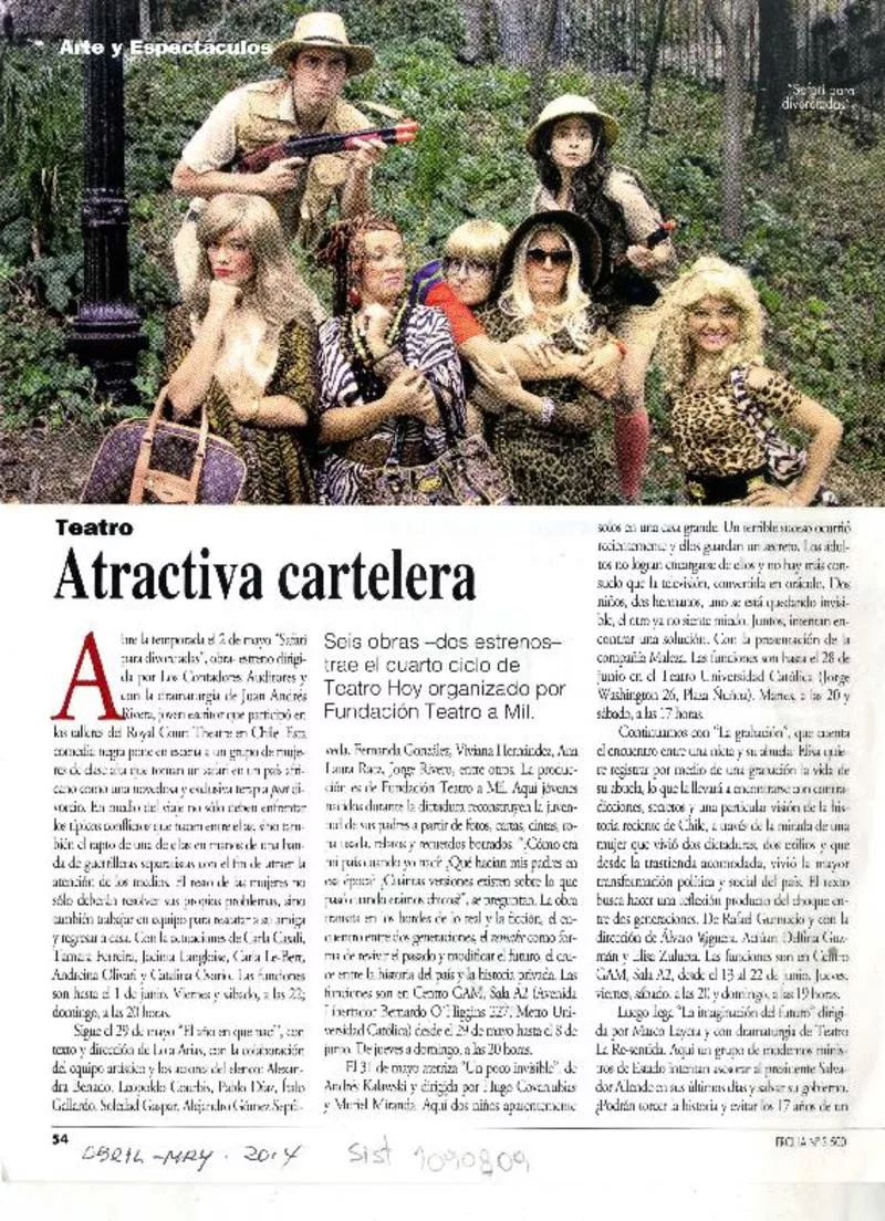 Atractiva cartelera.  [artículo]