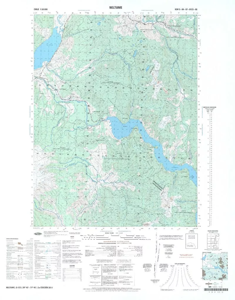 Neltume  [material cartográfico] Instituto Geográfico Militar.