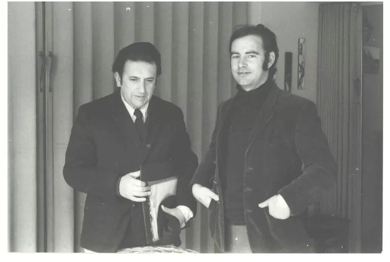 [Jorge y Efraín]  [fotografía] Jorge Aravena Llanca.