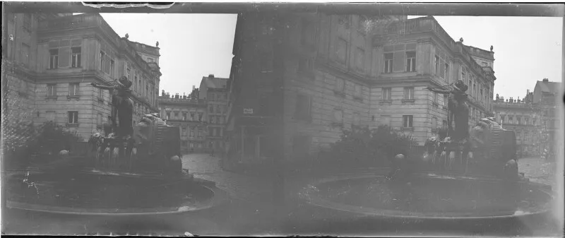 [Vista de la Plaza de Mozart en Austria]  [fotografía] Julio Bertrand Vidal.