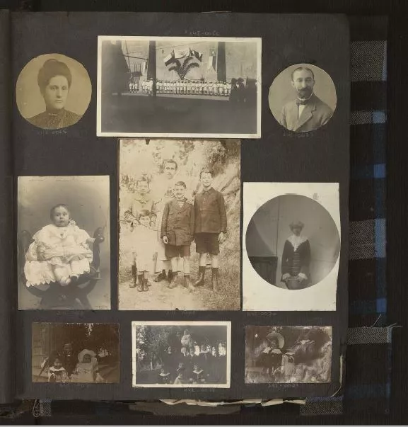 [Álbum familiar de principios del siglo XX] :  [fotografía]