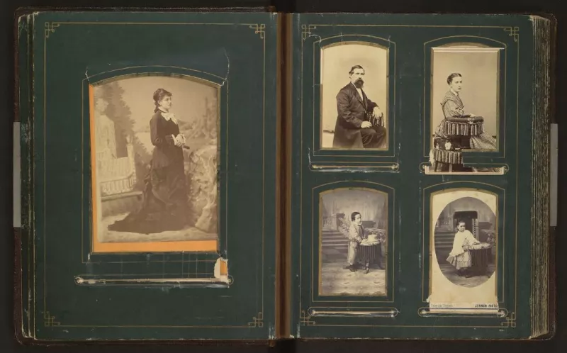 [Álbum carte de visite] :  [fotografía].
