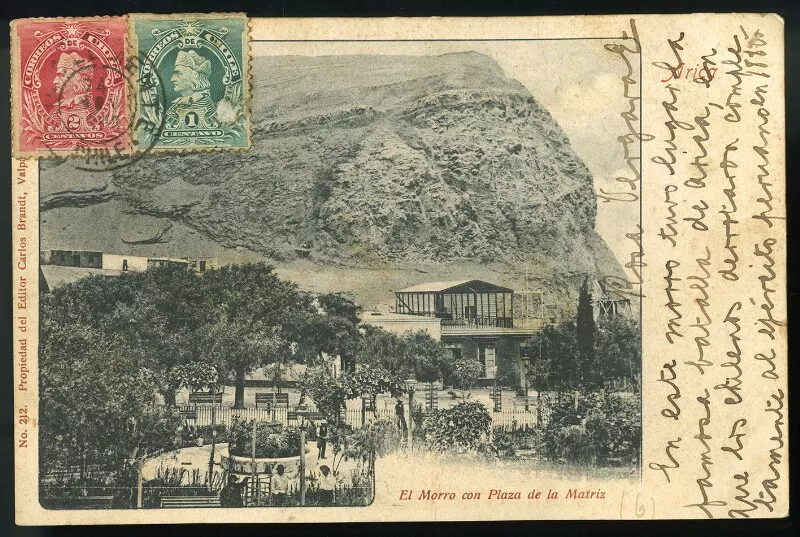 El Morro con plaza de la Matriz  [fotografía] Carlos Brandt.