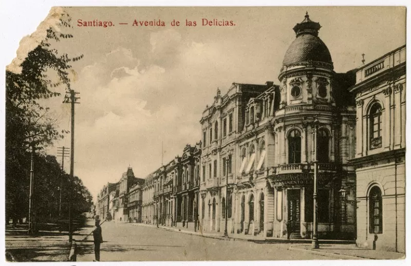 Santiago - Avenida de las Delicias  [fotografía] Hume y Ca.
