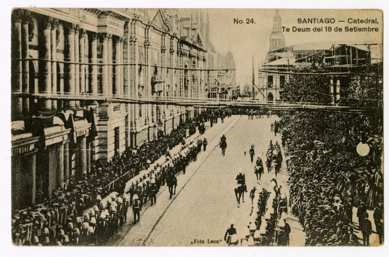 Santiago - Catedral, Te Deum del 18 de Setiembre  [fotografía] Foto Leon.