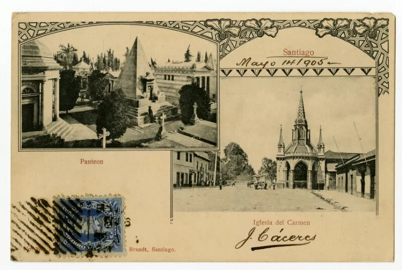 Santiago, Panteon, Iglesia del Carmen  [fotografía] Carlos Brandt.