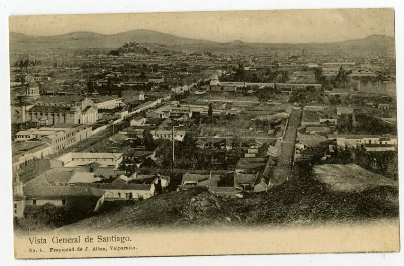 Vista General de Santiago  [fotografía] J. Allan
