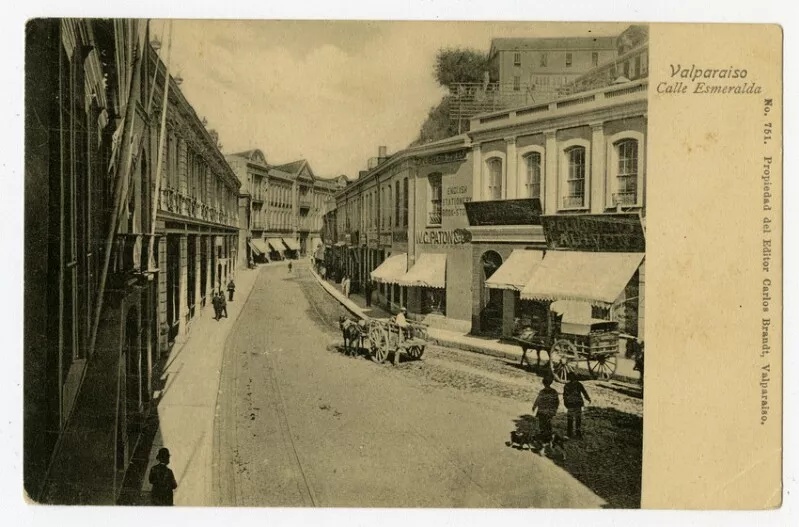 Valparaiso Calle Esmeralda  [fotografía] Carlos Brandt.
