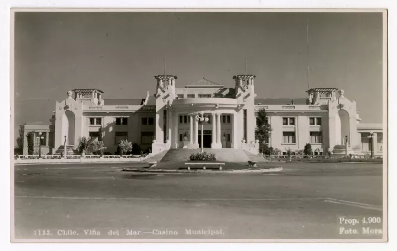 Chile. Viña del Mar.- Casino Municipal  [fotografía] Foto Mora.