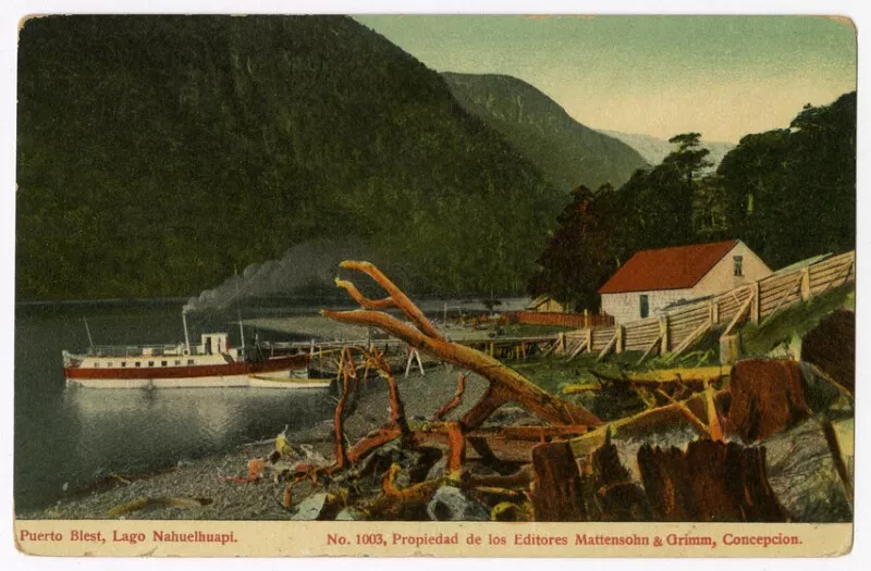 Puerto Blest, Lago Nahuelhuapi  [fotografía] Mattensohn & Grimm.