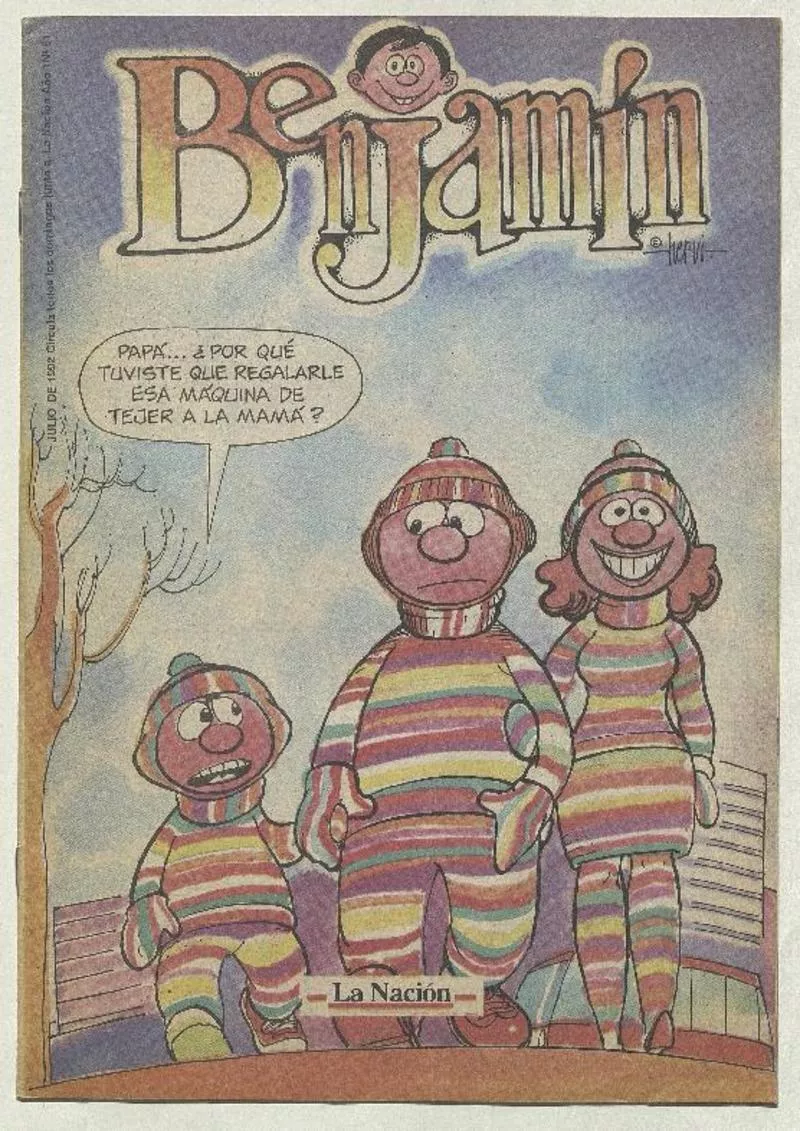 Revista Benjamín   Hernán Vidal ; seudónimo: Hervi.