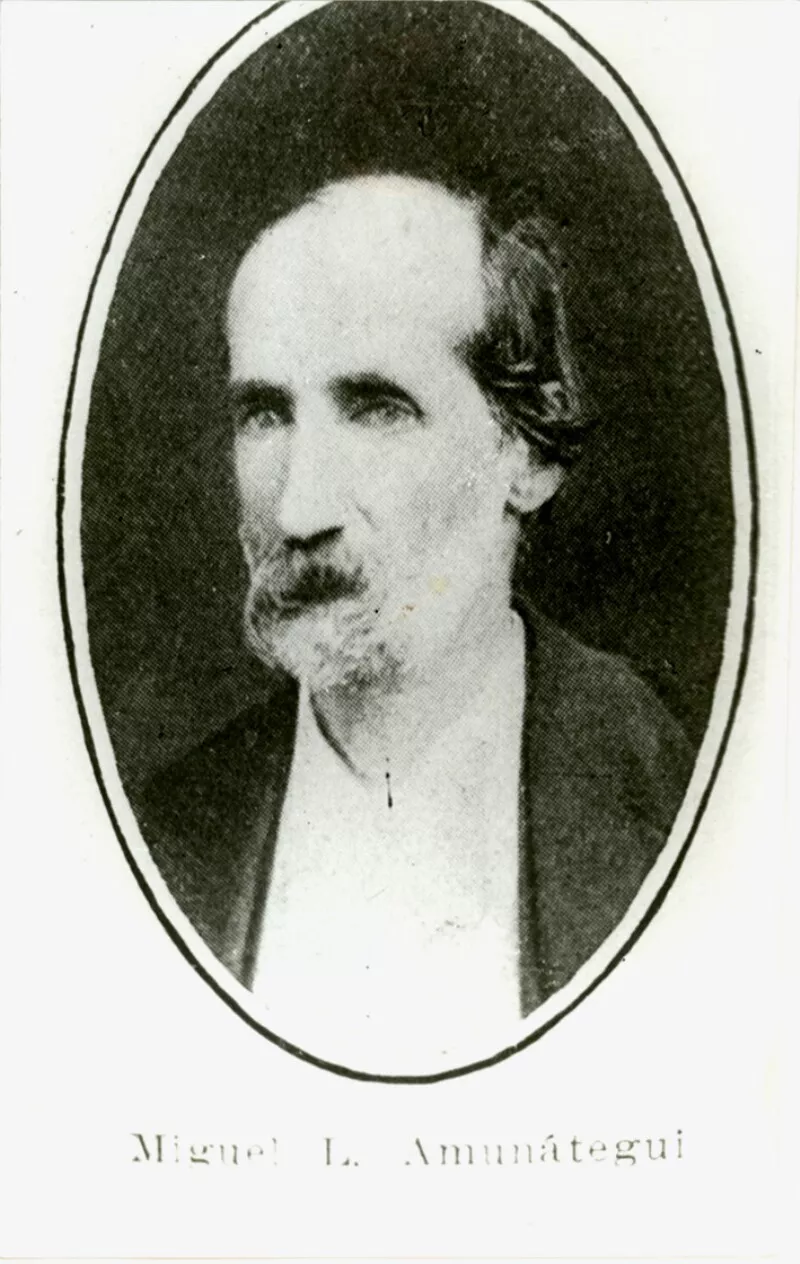 Retrato de Miguel Luis Amunátegui  [Fotografía].
