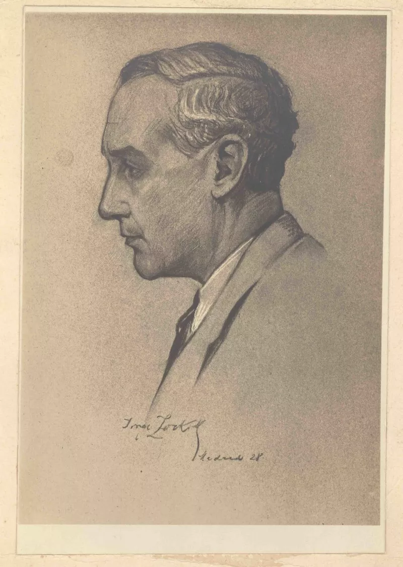 Retrato de Augusto d'Halmar  [Fotografía].