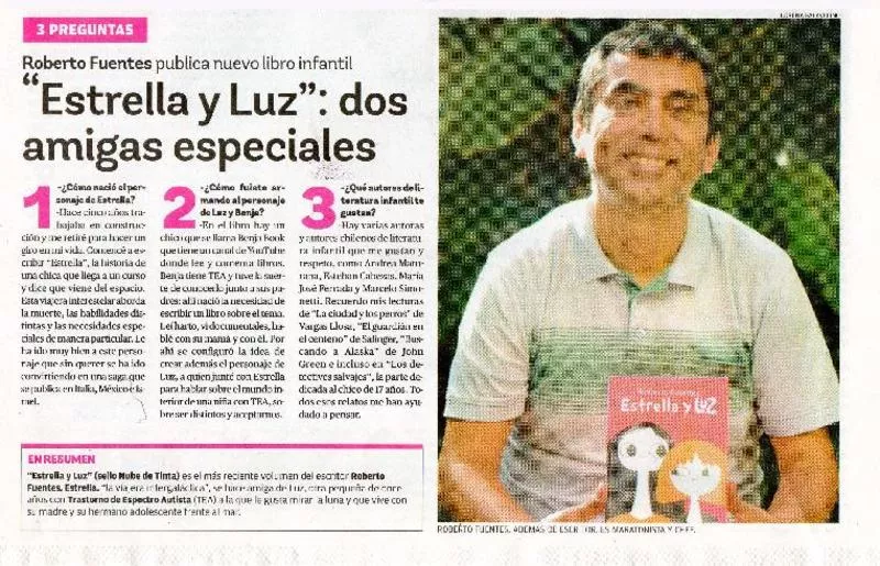 "Estrella y Luz": dos amigas especiales [entrevista]. [artículo]