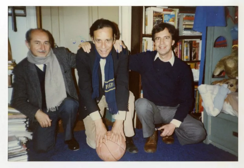 Pedro Lastra, Claudio Giaconi y Luis Domínguez  [fotografía].