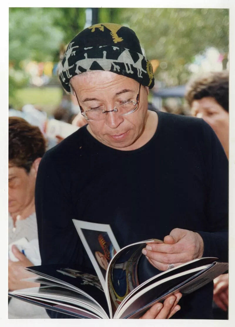 Pedro Lemebel  [fotografía] Julio Ruiz Leiva.