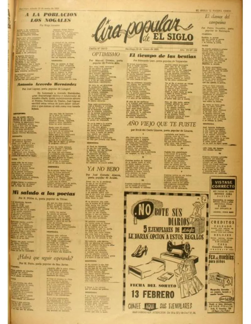 A la población Los Nogales  [artículo] Hugo Amador.