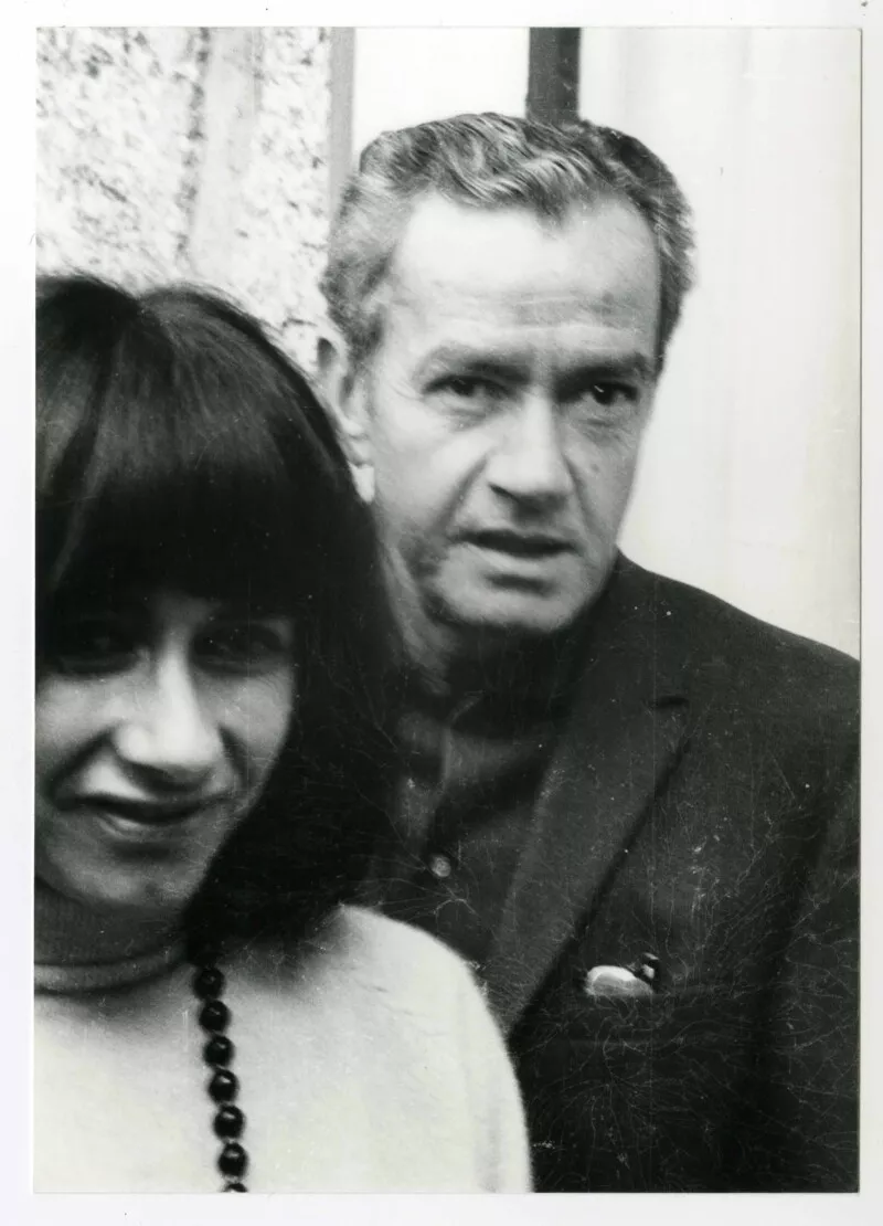 Juan Rulfo y Marta Traba  [Fotografía].