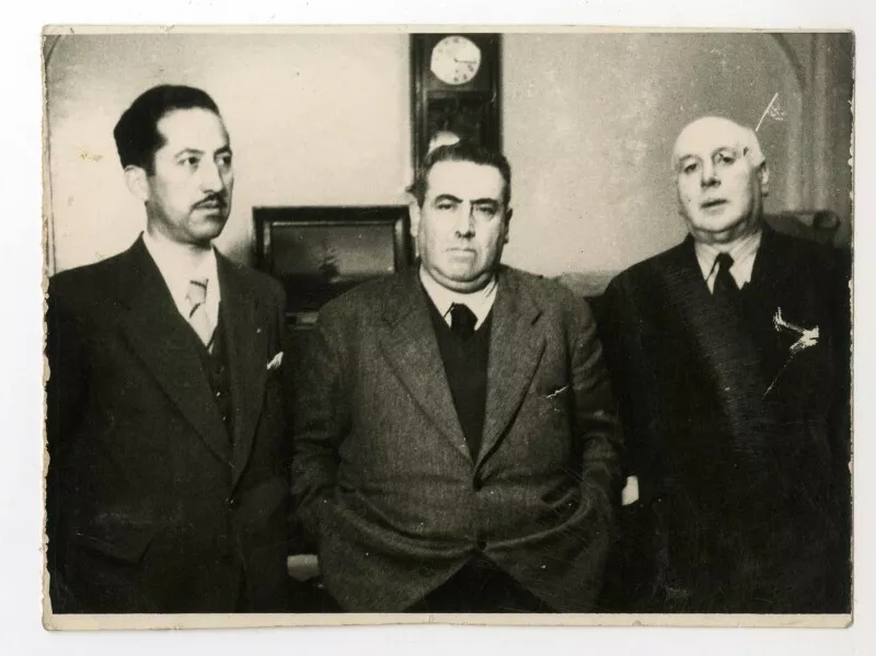 Fernando Santiván y Pablo de Rokha  [Fotografía].