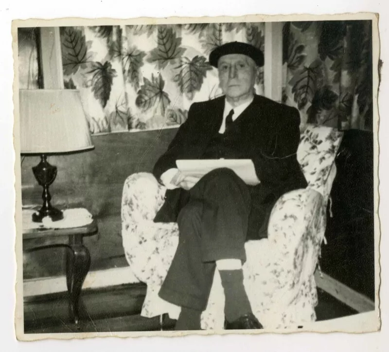 Fernando Santiván  [Fotografía] Maurice van de Maele.