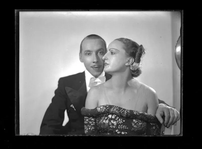 [Olvido Leguía y Lucho Córdova]  [fotografía] Alfredo Molina Lahitte.