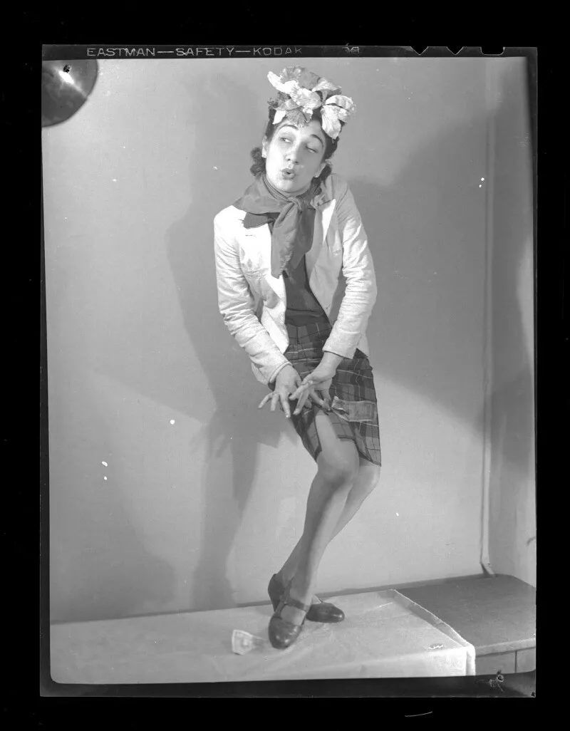 [Anita González, caracterizada como su personaje, La Desideria]  [fotografía] Alfredo Molina Lahitte.