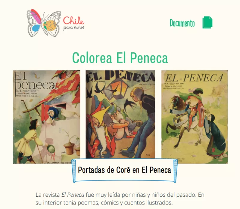Actividad: Colorea El Peneca