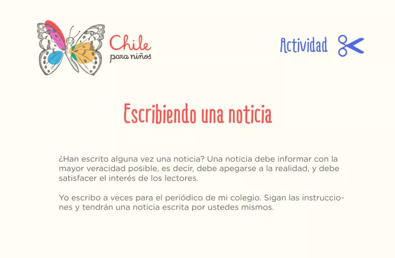 Actividad: Escribiendo una noticia