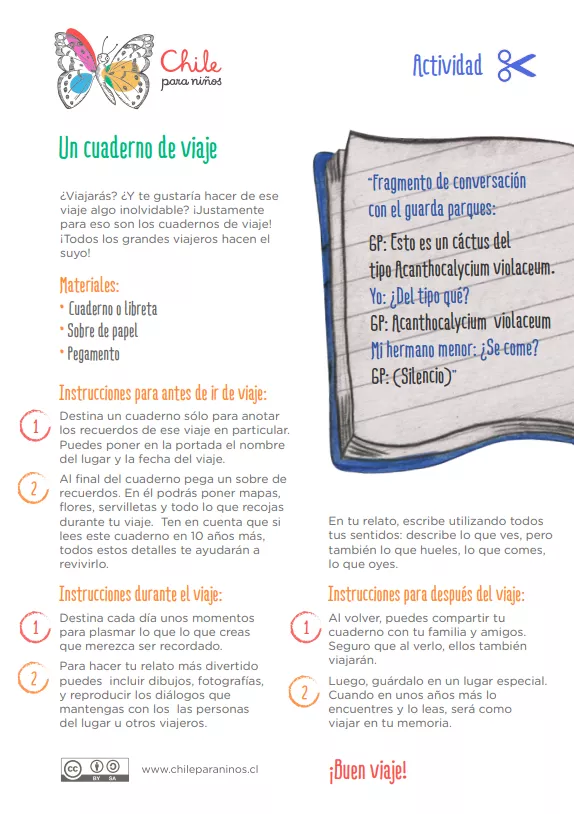 Actividad: Un diario de viaje