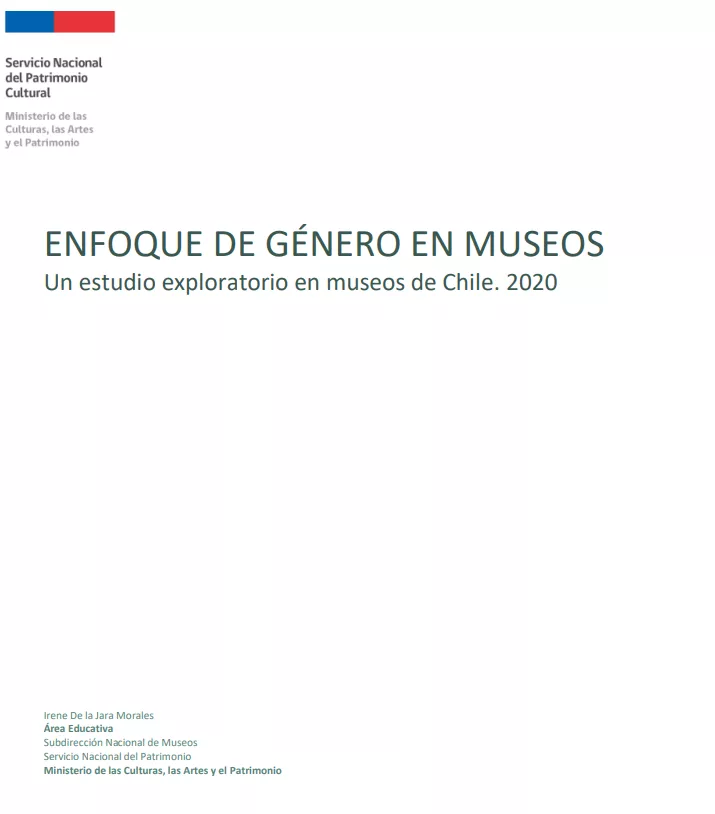 ENFOQUE DE GÉNERO EN MUSEOS. Un estudio exploratorio en museos de Chile. 2020