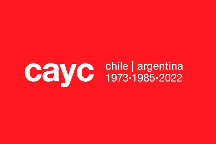 Gacetilla prensa "CAYC Chile | Argentina | 1973-1985-2022. La exposición olvidada y una lectura a cuatro artistas chilenos"