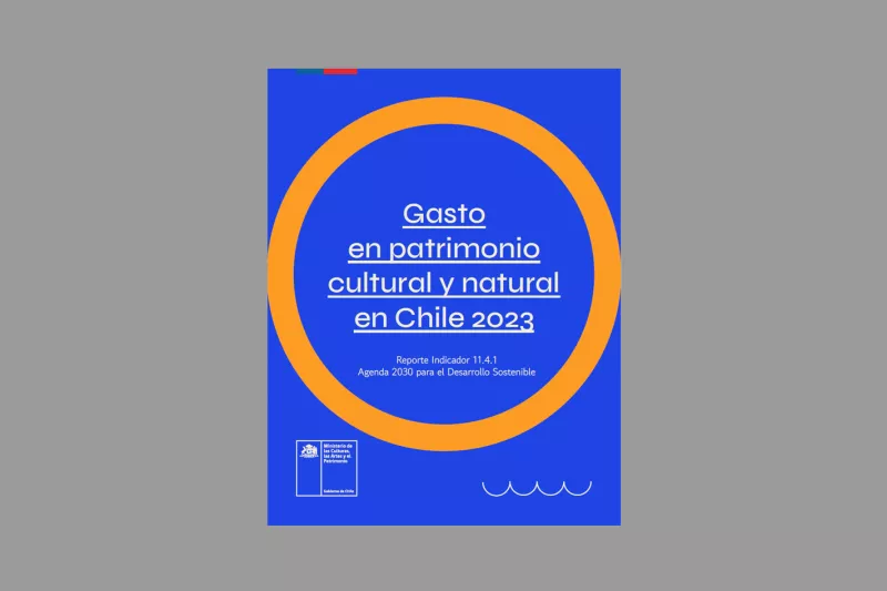 Gasto en patrimonio cultural y natural en Chile 2023