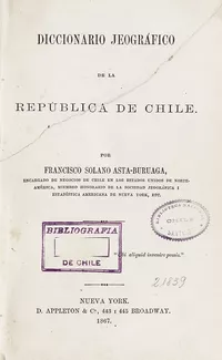 Toponimia chilena (1867-1973)