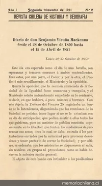 Revistas de Historia en Chile (1900 - 1980)