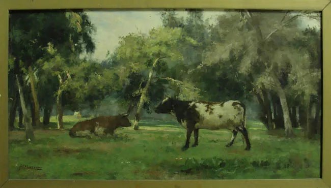 Paisaje con animales