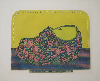 Zapato izquierdo de Vicent Van Gogh