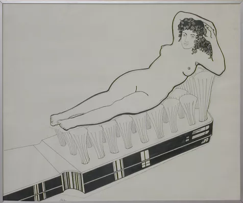 La maja en el cepillo