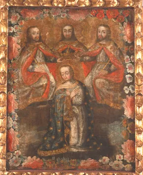 Santísima Trinidad coronando a la Virgen María