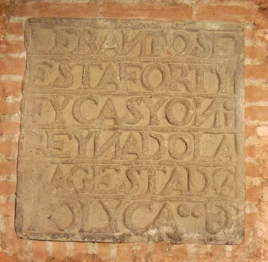Piedra Conmemorativa a la construcción del Fuerte de Arauco