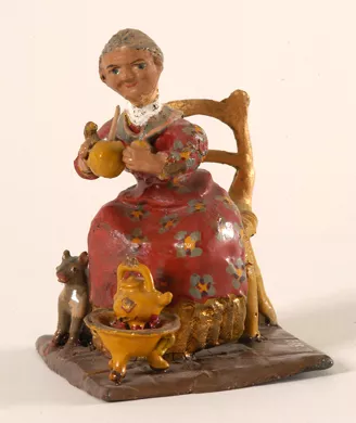 Abuelita tomando Mate
