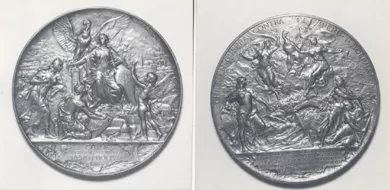 Medalla en conmemoración a la "Guerra con Perú y Bolivia y a Chile en Paz con Perú y Bolivia"