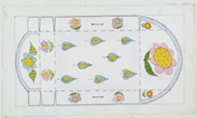Cuna Floreada