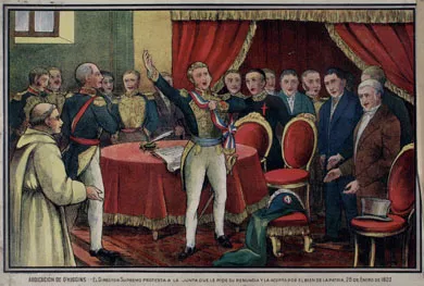 "Abdicación de O´Higgins"