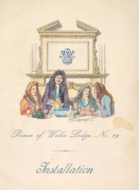Menú Prince of Wales
