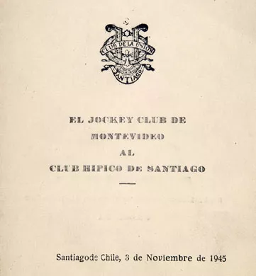 Menú al Club Hípico de Santiago 