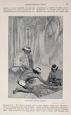 Araucanian Indians Gambling.