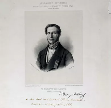Retrato de E.Drouyns de Lhuys