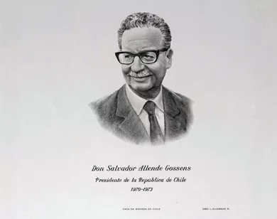 Retrato del Presidente Salvador Allende Gossens